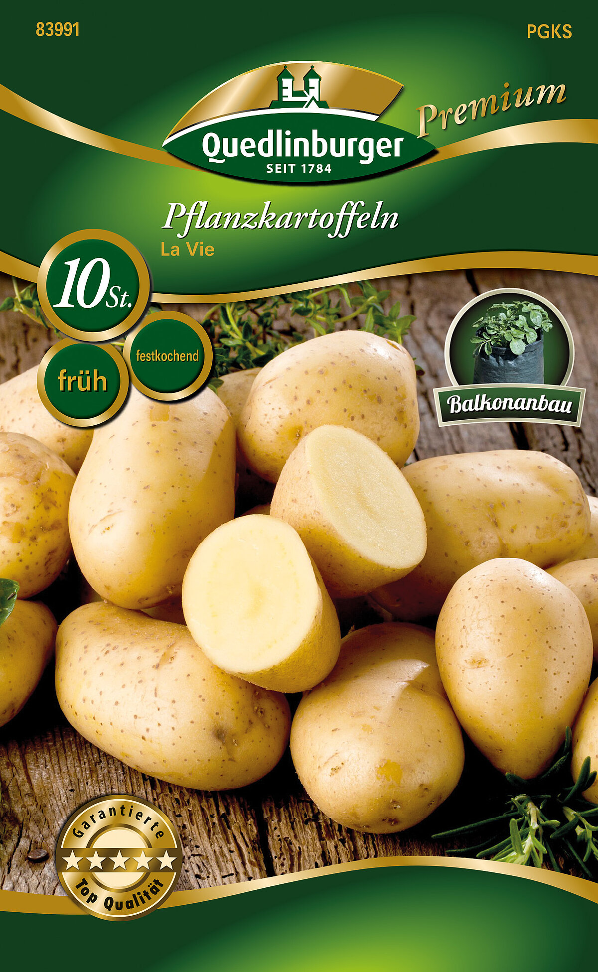 Pflanzkartoffeln Romanze - Vertriebsgesellschaft Quedlinburger Saatgut mbH